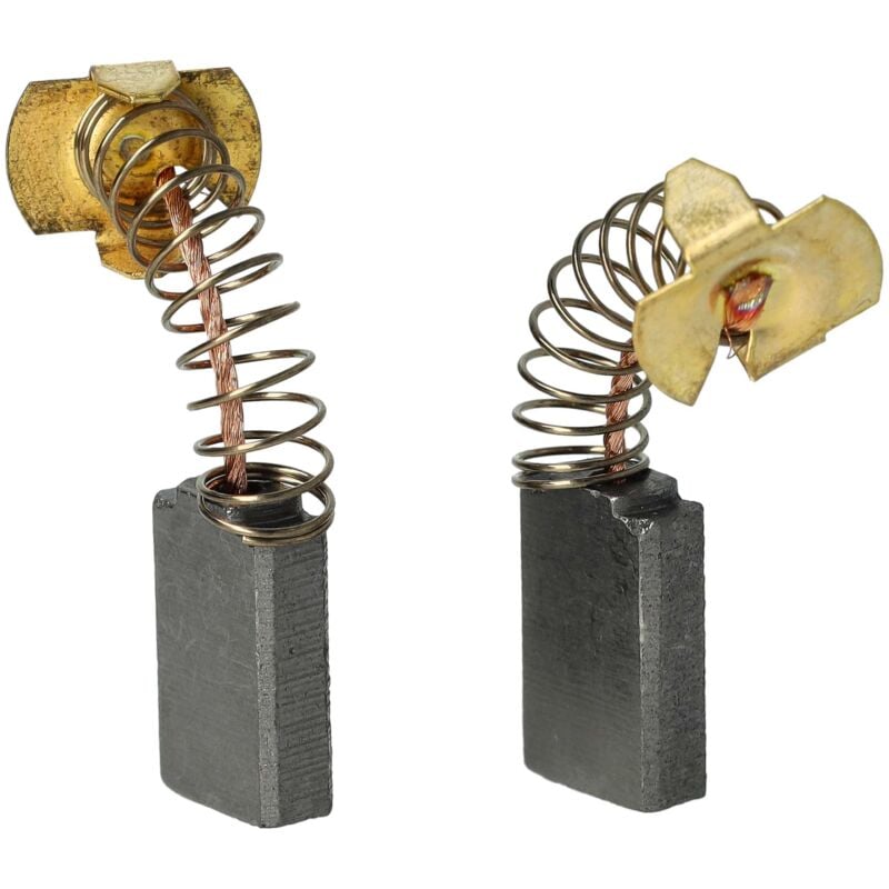 vhbw 2x Kohlebürste 5 x 11 x 17 mm Ersatz für Makita B-80379, CB-303A für Elektrowerkzeug