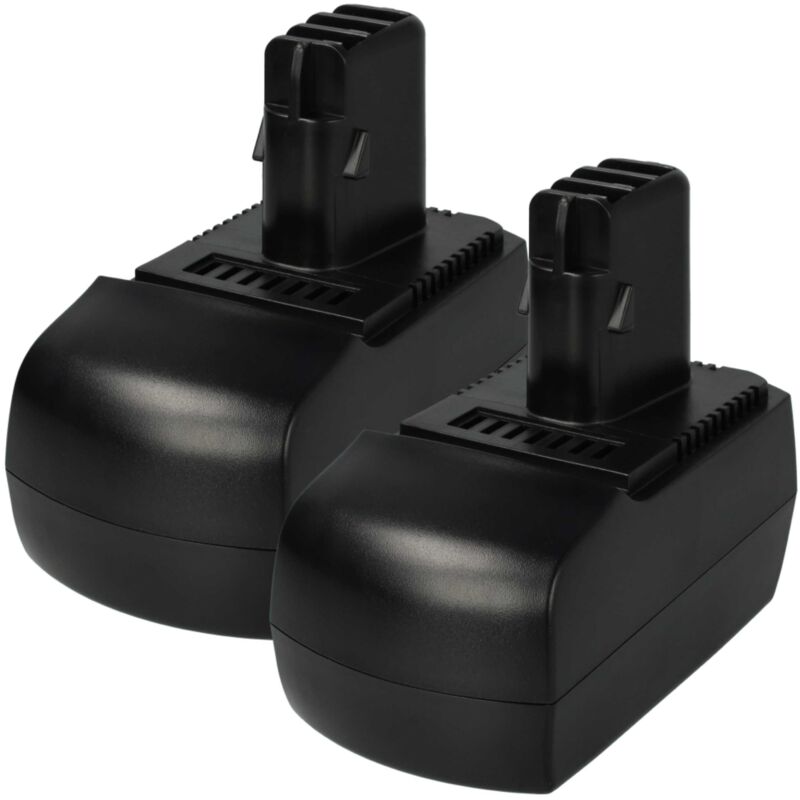 2x Akku kompatibel mit Metabo ULA9.6-18, sbz 14.4 Impuls, bsz 14.4 Impuls, bsz 14.4 Elektrowerkzeug (2100 mAh, NiMH, 14,4 v) - Vhbw