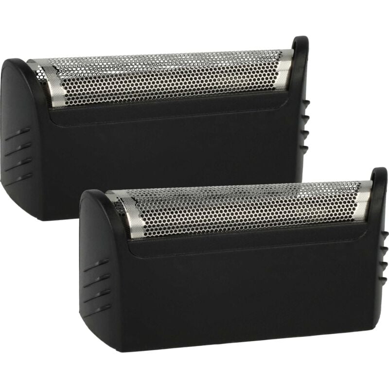 Vhbw - 2x Scherfolie kompatibel mit Braun 5597 Elektrorasierer + Rahmen, schwarz/silber