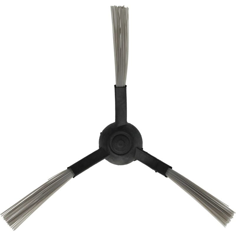 Seitenbürste kompatibel mit Cecotec Conga 3490/4090, 3290, 3390, 3490, 3690 Saugroboter - schwarz - Vhbw