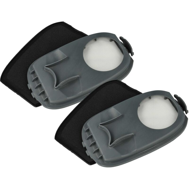 2x Staubsaugerfilter Ersatz für Philips XV1791/01 für Staubsauger, Waschsauger - HEPA-Filter Schwarz Grau Weiß - Vhbw