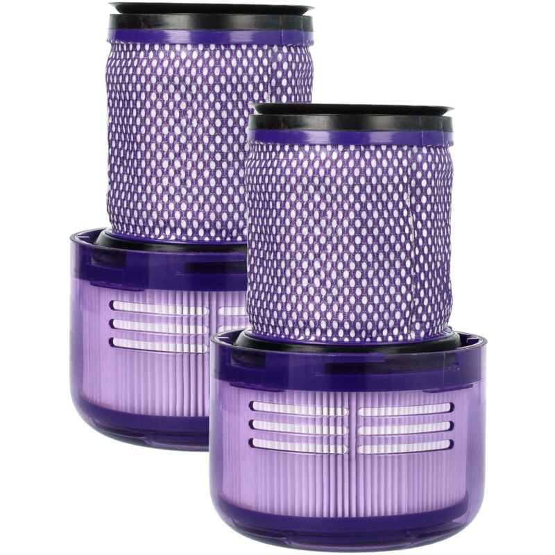 2x Staubsaugerfilter kompatibel mit Dyson V12 Slim, V12, V12 Detect Slim, V12 Detect Slim Absolute Staubsauger - hepa Filter - Vhbw
