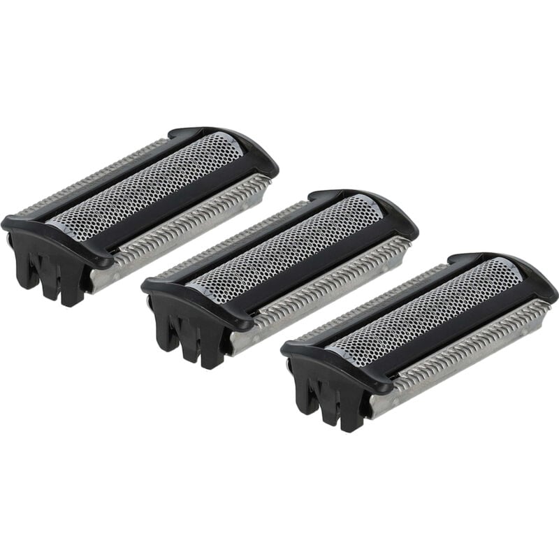 3x Ersatz-Scherköpfe kompatibel mit Philips Click & Style S500/700 BG2028, BG2028/32, BG2029, BG2030 Elektrorasierer - Vhbw