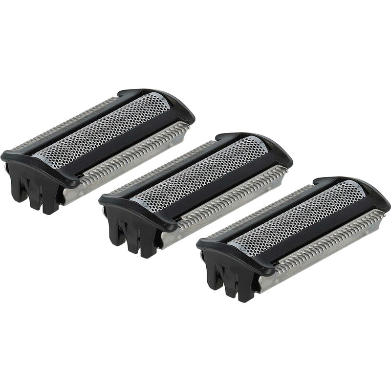 3x Ersatz-Scherköpfe kompatibel mit Philips TT2021/30, TT2021/32, TT2021/33, TT2021/34, TT2021/35, TT2021/36 Elektrorasierer - Vhbw