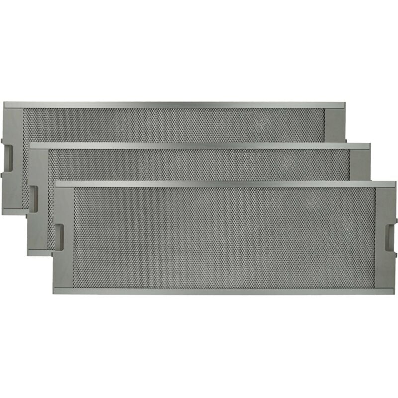 vhbw 3x Filter Metallfettfilter kompatibel mit Imperial DFB 634, DMA 64/1/CH, DMA 64, DMA 64/1, DFA 634, DFA 634 EX Dunstabzugshaube, Metall