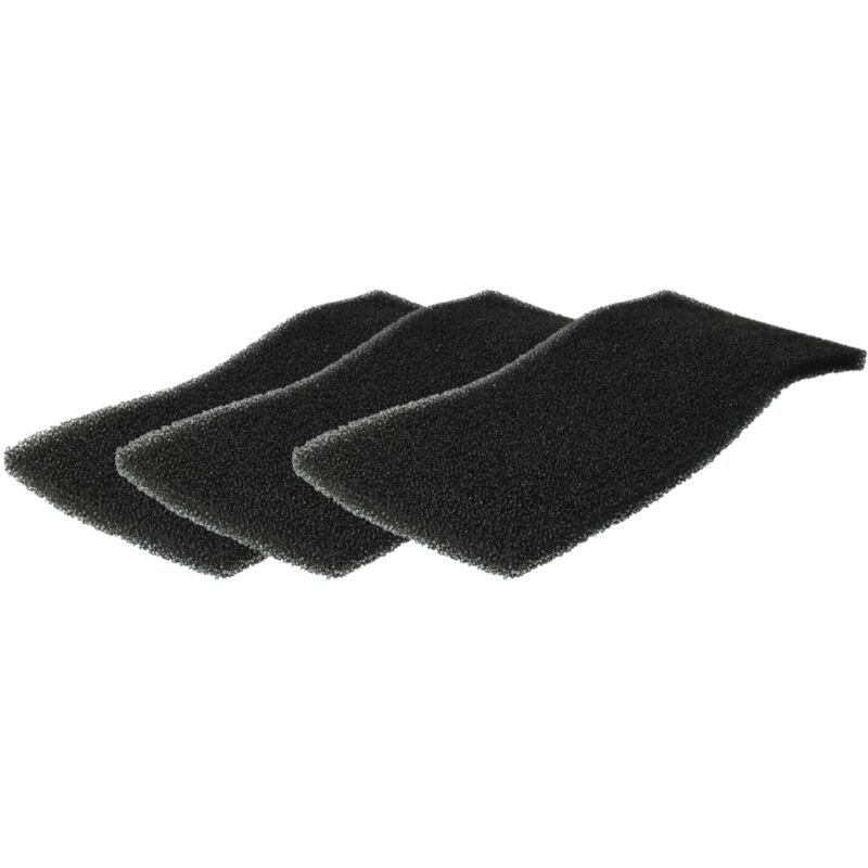 3x Schaumfilter 35 ppi kompatibel mit Bauknecht tk plus 72A Di, tk Plus 72A di (856076703020), tk Plus 72A di (856076703021) Wäschetrockner - Vhbw