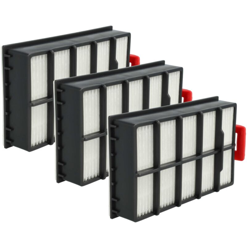 3x Staubsaugerfilter kompatibel mit Bosch bgs 6 Pro 101, 6 Pro 2, 6 Pro 2/01, 6 Pro 201, 6 Pro 304 Staubsauger - hepa Filter Allergiefilter - Vhbw