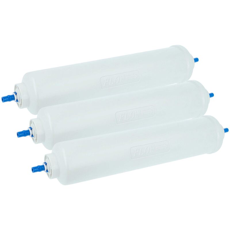 3x Wasserfilter Filterkartusche Filter kompatibel mit lg Electronics GW-P207FSQV, GW-P207FTQA, GW-P209FQA, GW-P210FLQA Side-by-Side Kühlschrank - Vhbw