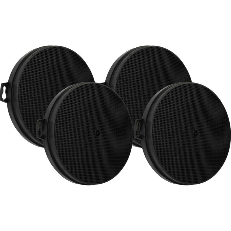 4x Aktivkohlefilter kompatibel mit Airforce HEK602BC, HEK601X, F3 nr. 8950, F3 no. 8950, F162D D2 80 bk 450 no Dunstabzugshaube - 21 cm - Vhbw