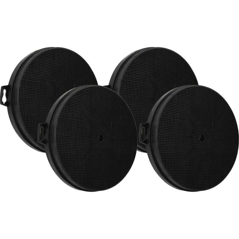 vhbw 4x Aktivkohlefilter kompatibel mit Jan Kolbe Plus 95 W, Plus 94 CN, Plus 94 W, Plus 95 A, Plus 95 CN Dunstabzugshaube - 21 cm