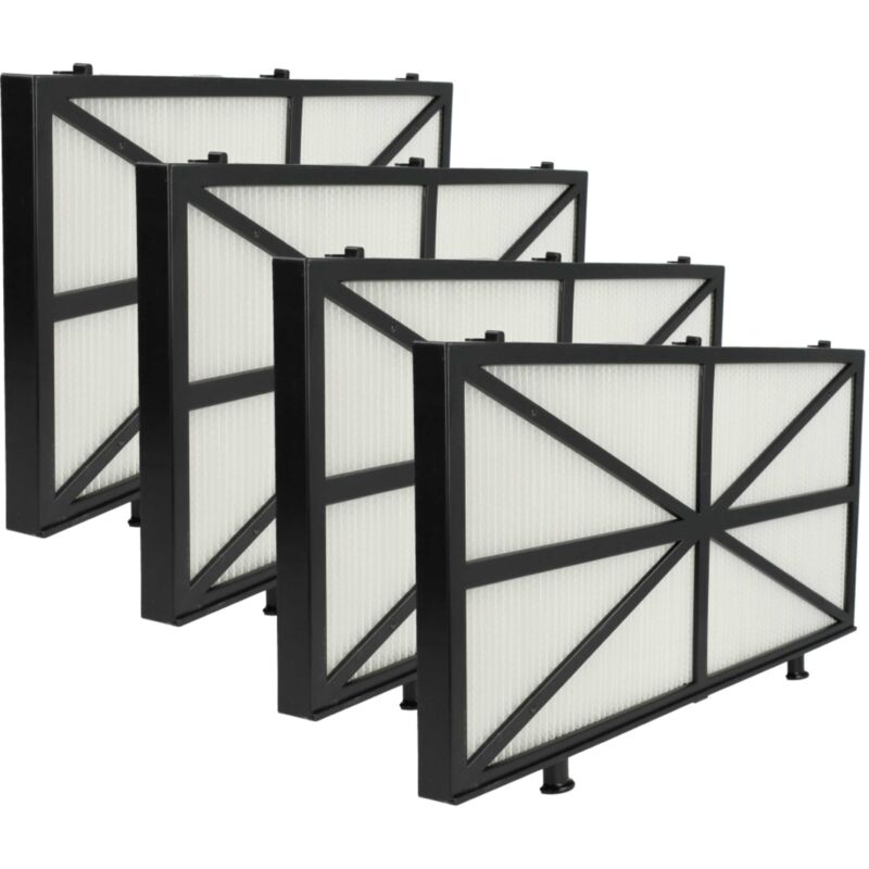 4x Filterpad kompatibel mit Dolphin DX6, DX5S, DLX5, DLX4 Poolsauger, Poolroboter - Feinfilter, 27,7 x 13,3 x 1,3 cm - Vhbw