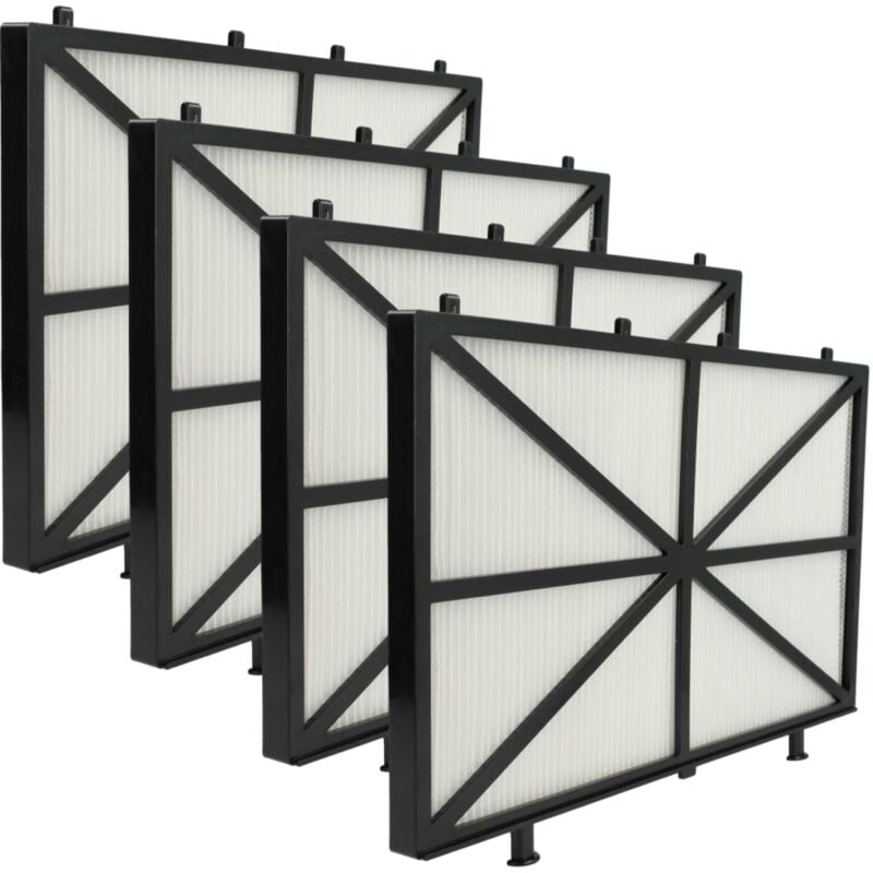4x H11 Filterpad kompatibel mit Dolphin sf 40, sf 60, sf 50 Poolsauger, Poolroboter - Feinfilter, 26,5 x 15,8 x 1,1 cm - Vhbw
