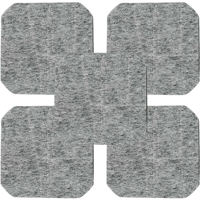 Vhbw - 5x Aktivkohle-Filter kompatibel mit Tefal Quadra 700 Fritteuse