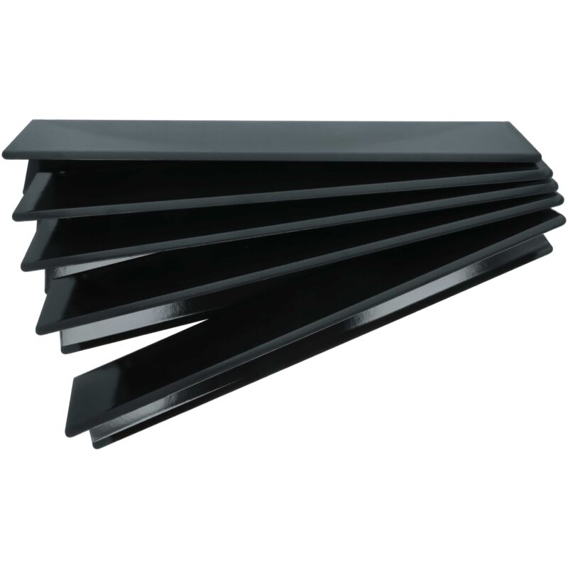 vhbw 5x Aromaschienen kompatibel mit Weber Genesis 320 (2011-2016) Gasgrill, Grill - porzellanemaillierter Stahl, 44,8 cm Länge