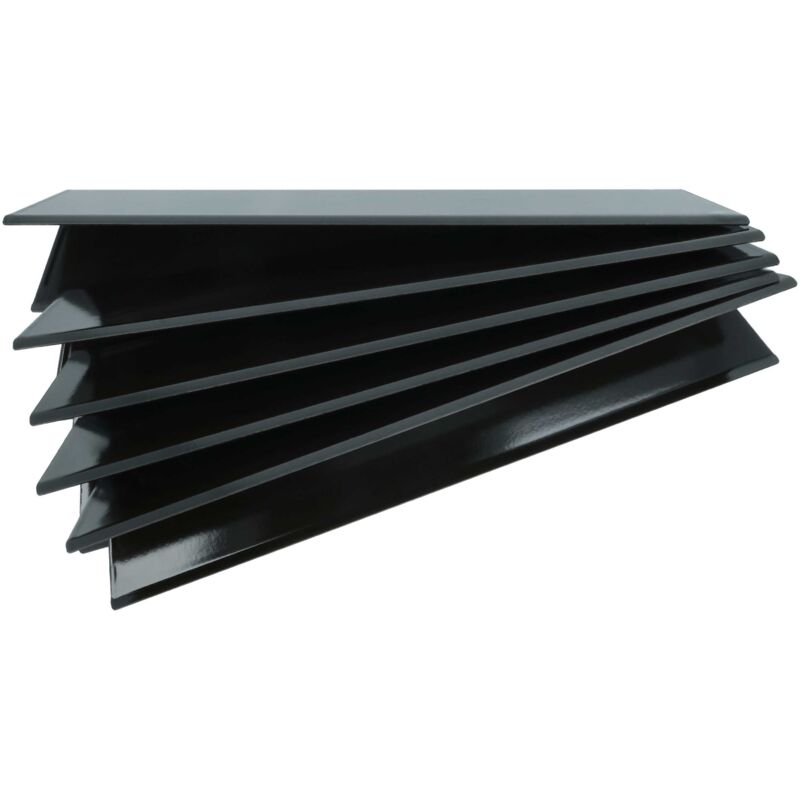 vhbw 5x Aromaschienen kompatibel mit Weber Spirit E320 (2013), E310 (2013) Gasgrill, Grill - porzellanemaillierter Stahl, 39 cm Länge