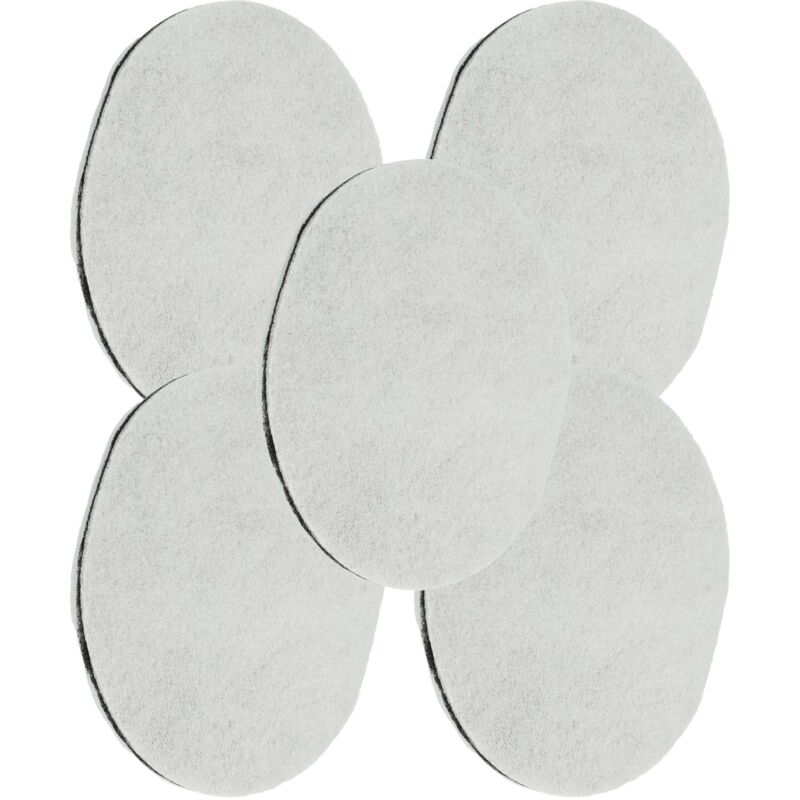 5x Fettdunst-Filter kompatibel mit seb Tefal Moulinex SmartClean FR4009727D, FR400Z007D Fritteuse - 140 mm - Vhbw