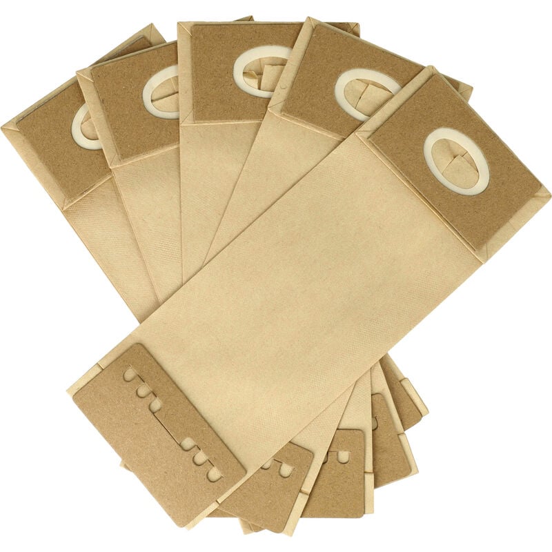 5x Turbofilter kompatibel mit Festool Turbo ets 125, ets 125EQ Plus Schwingschleifer, Exzenterschleifer - Papier-Staubbeutel Set, Sandfarben - Vhbw