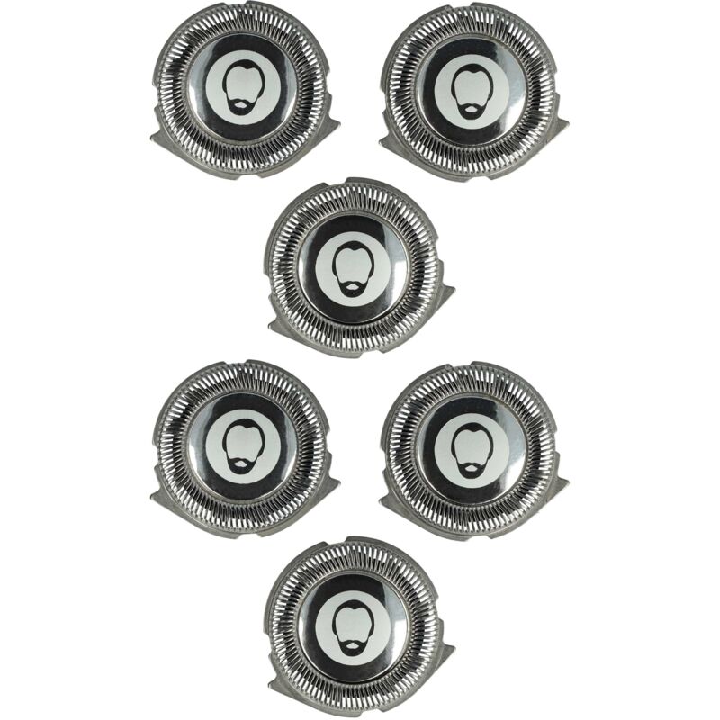6x Rasierklingen kompatibel mit Philips SW3700/07, SW3700 StarWars Rasierer - Ersatzklingen, 6 Stück - Vhbw