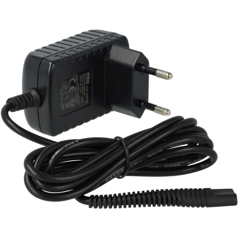vhbw AC Netzteil kompatibel mit Braun MGK3040, MGK3060, MGK3080 (Typ 5514, 5515), CruZer 6 BT5010, BT5050, BT5070, BT5090 Rasierer