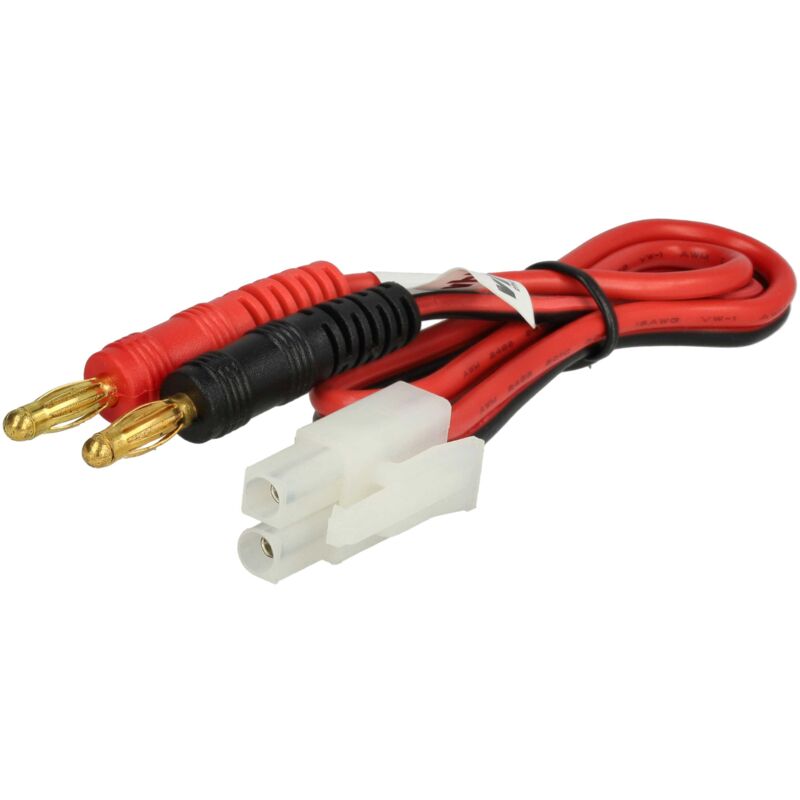 Vhbw - Adapterkabel kompatibel mit Tamiya Buchse auf 4mm Bananenstecker kompatibel mit Carson Modellbau mit Li-Polymer-Akkus