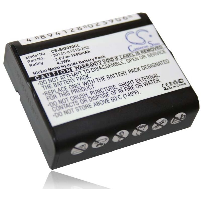 Vhbw - Akku (1200 mAh, 3,6 v, NiMH) kompatibel mit Siemens Megaset 940, 960, 950, S42, S100 schnurlos Festnetz Telefon