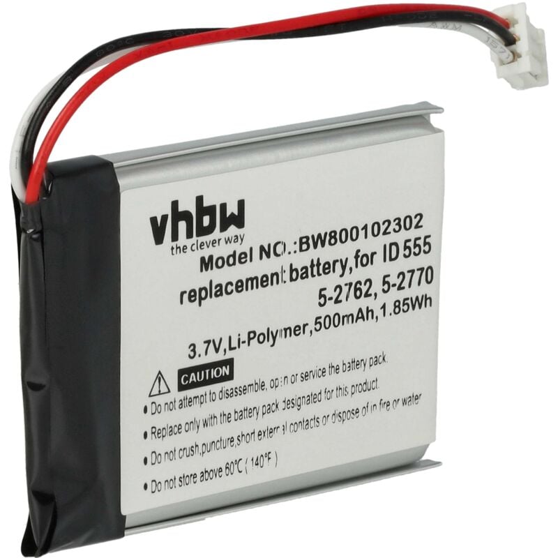 Vhbw - Akku Ersatz für Grundig SL-422943 für schnurlos Festnetz Telefon (500 mAh, 3,7 v, Li-Ion)