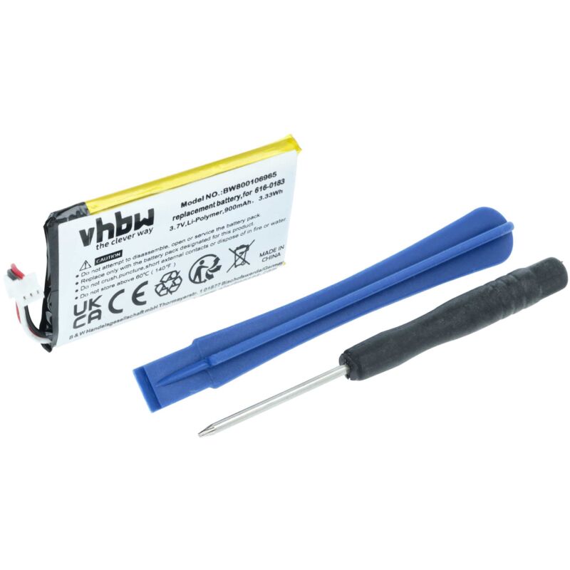 Vhbw - 1x Akku kompatibel mit Apple iPod Photo 30GB M9829DK/A, 30GB M9829CH/A MP3-Player Musik Player (900 mAh, 3,7 v, Li-Ion)