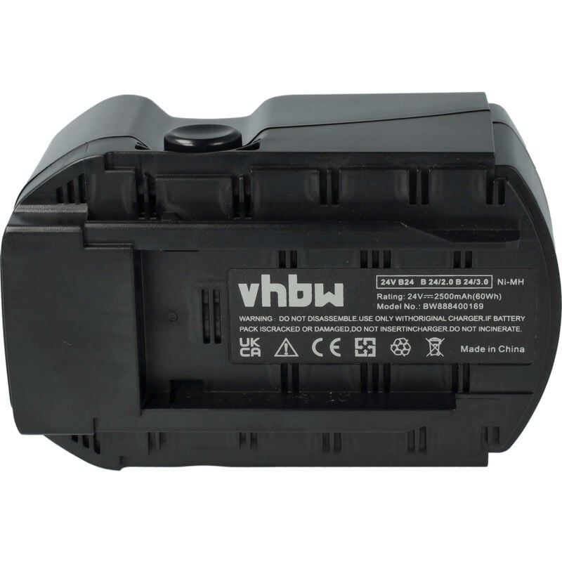 Vhbw - Akku Ersatz für Hilti B24/2.0, B24/3.0 für Elektrowerkzeug (2500 mAh, NiMH, 24 v)