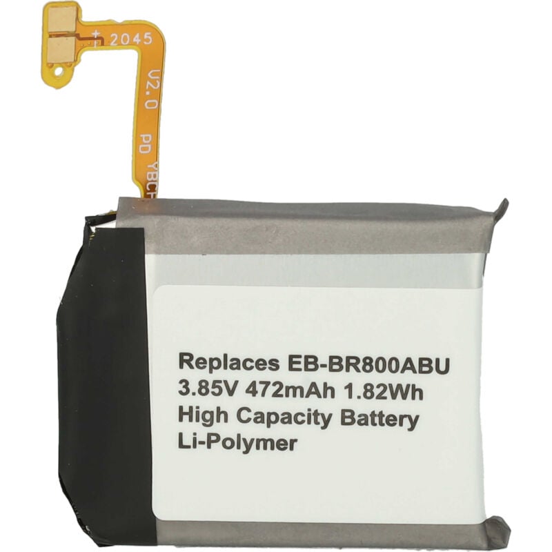 Vhbw - Akku Ersatz für Samsung EB-BR800ABU für Smartwatch Uhr Fitnessarmband (472mAh, 3,85V, Li-Polymer) + Werkzeug-Set