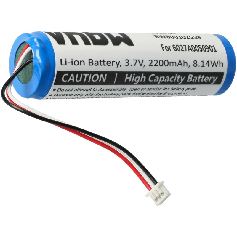 Vhbw - Akku Ersatz für TomTom 6027A0050901, 6027A0131301, L5, malaga für gps Navigation Navi (2200mAh, 3,7V, Li-Ion)