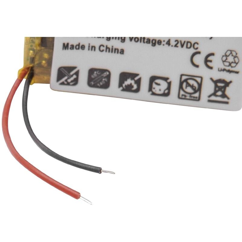 Vhbw - Akku Ersatz für Fitbit LSSP031420AB für Smartwatch Uhr Fitnessarmband (70mAh, 3,7V, Li-Polymer)