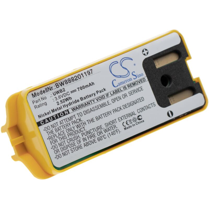 vhbw 1x Akku Ersatz für JAY UDB2 für Funkgerät, Walkie Talkie (700 mAh, 3,6 V, NiMH)