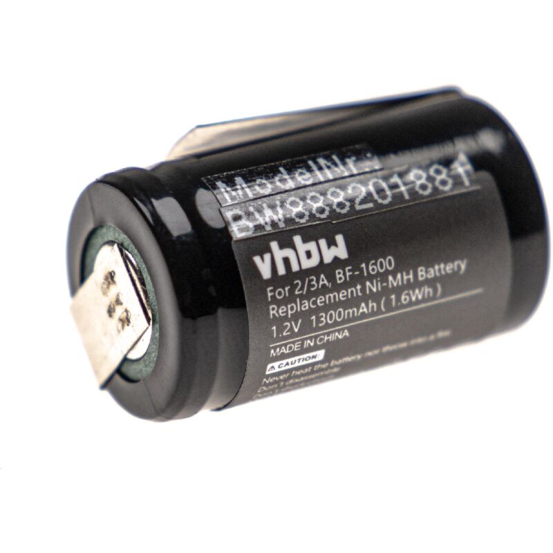 vhbw Akku Ersatz für Panasonic 85-07 für Rasierer Haarschneider (1300mAh, 1,2V, NiMH)
