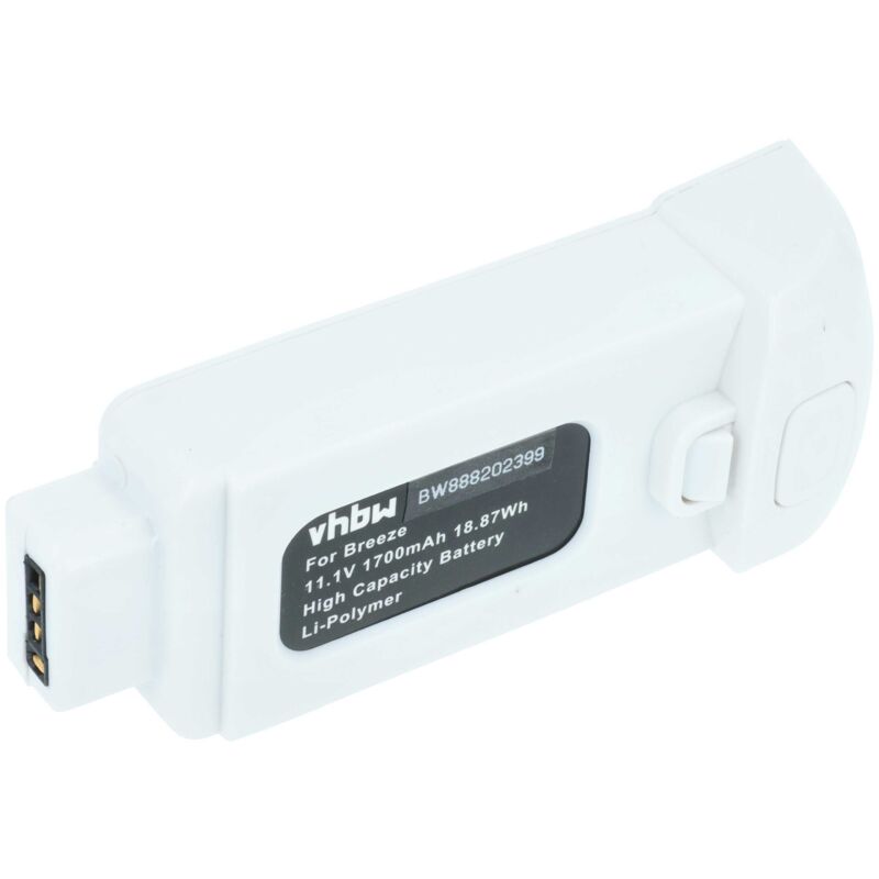 Akku Ersatz für Yuneec FCA105001 für Drohne Multicopter Quadrocopter (1700mAh, 11,1V, Li-Polymer) - Vhbw