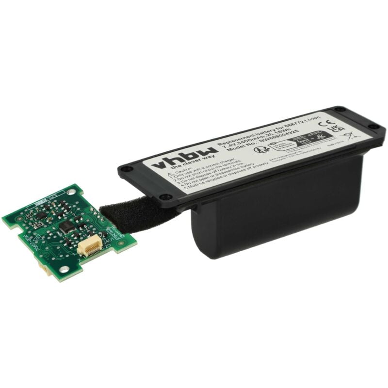 Akku Ersatz für Bose 088796 für Lautsprecher Boxen Speaker - Inkl. Leiterplatte (3400 mAh, 7,4 v, Li-Ion) - Vhbw
