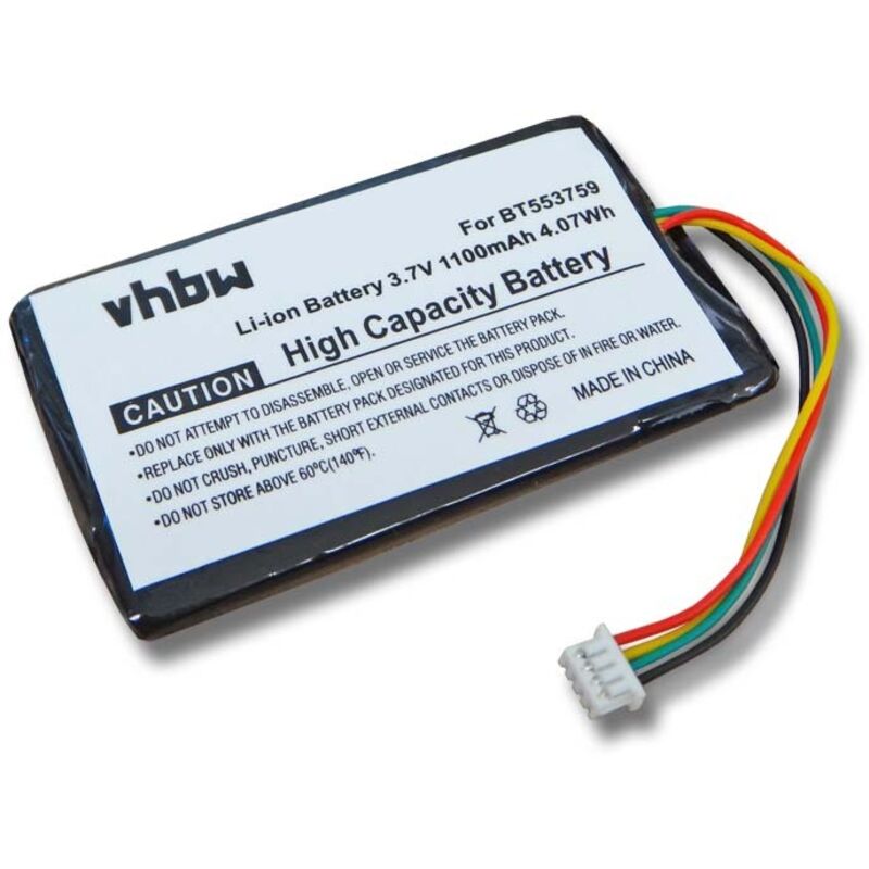 Vhbw - Akku Ersatz für Typhoon BT553759 für Kamera (1100 mAh, 3,7 v, Li-Ion)