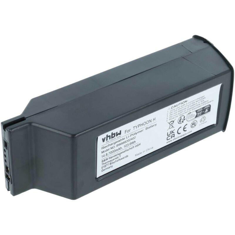 Vhbw - Akku Ersatz für Yuneec YUNH105, YUNTYH105 für Drohne Multicopter Quadrocopter (7000 mAh, 14,8 v, Li-Polymer)