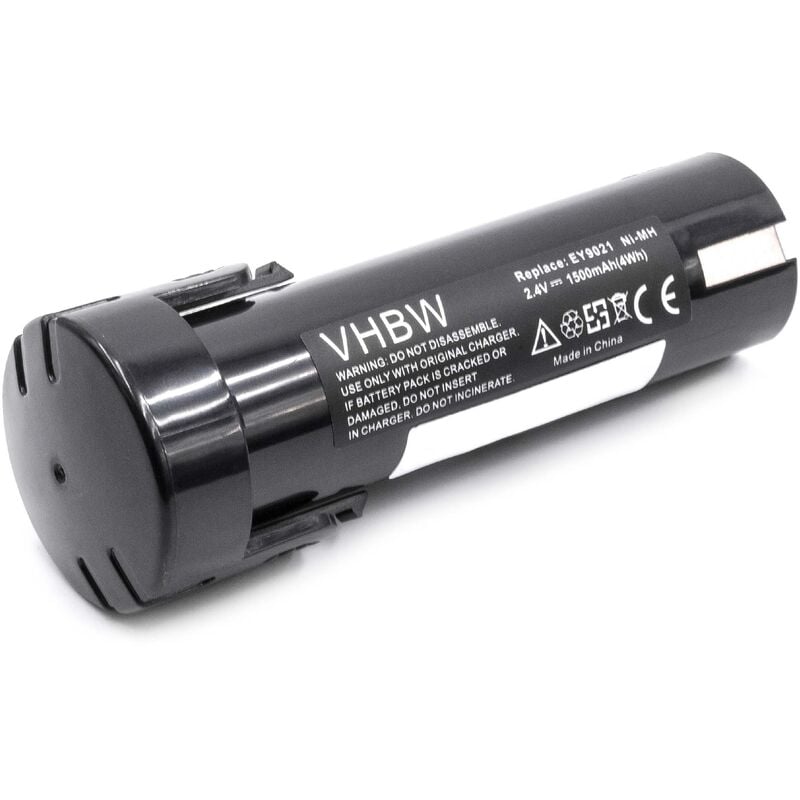 Vhbw - Akku kompatibel mit abb Pressofix 208 Elektrowerkzeug (1500mAh NiMH 2,4 v)