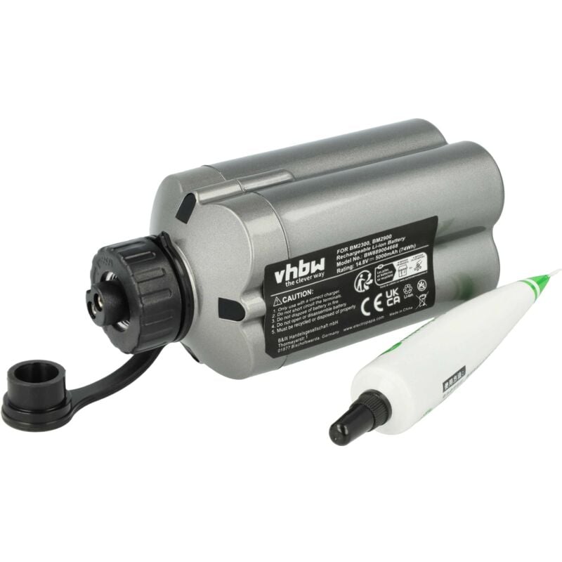 Vhbw - Akku kompatibel mit Daiwa Leobritz 200J, S500J, 300J Angelrolle (5000 mAh, 14,8 v, Li-Ion)