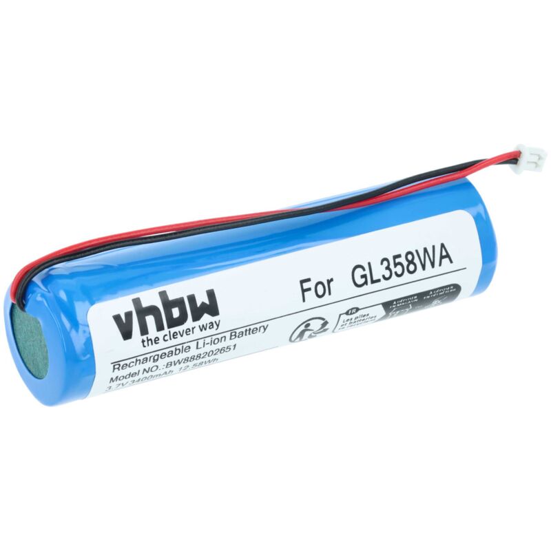Vhbw - Akku kompatibel mit dji Phantom 3 Standard Remote Controller Drohne Controller (3400mAh, 3,7V, Li-Ion)