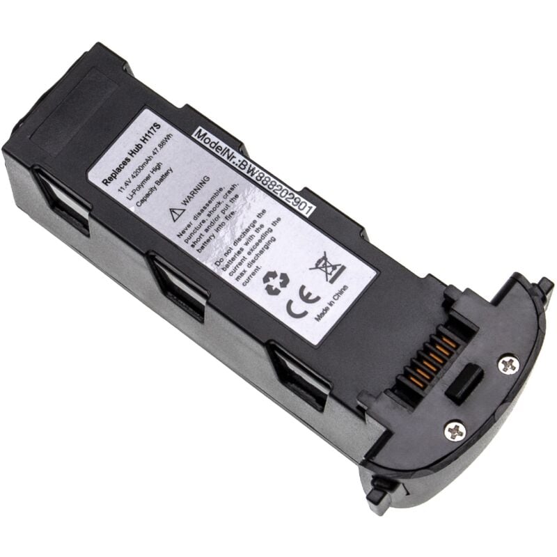 Vhbw - Akku kompatibel mit Hubsan Zino H117S Drohne Multicopter Quadrocopter (4200mAh, 11,4V, Li-Polymer)