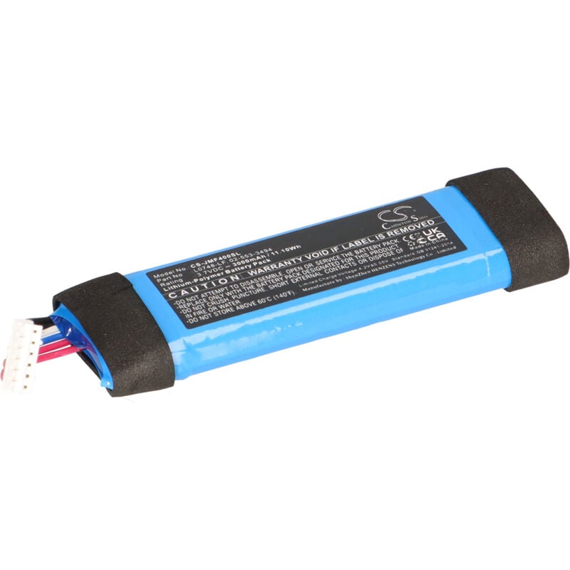 vhbw Akku kompatibel mit JBL Flip 3 SE, 3 Stealth Edition, Essential Lautsprecher Boxen Speaker (3000mAh, 3,7V, Li-Polymer)