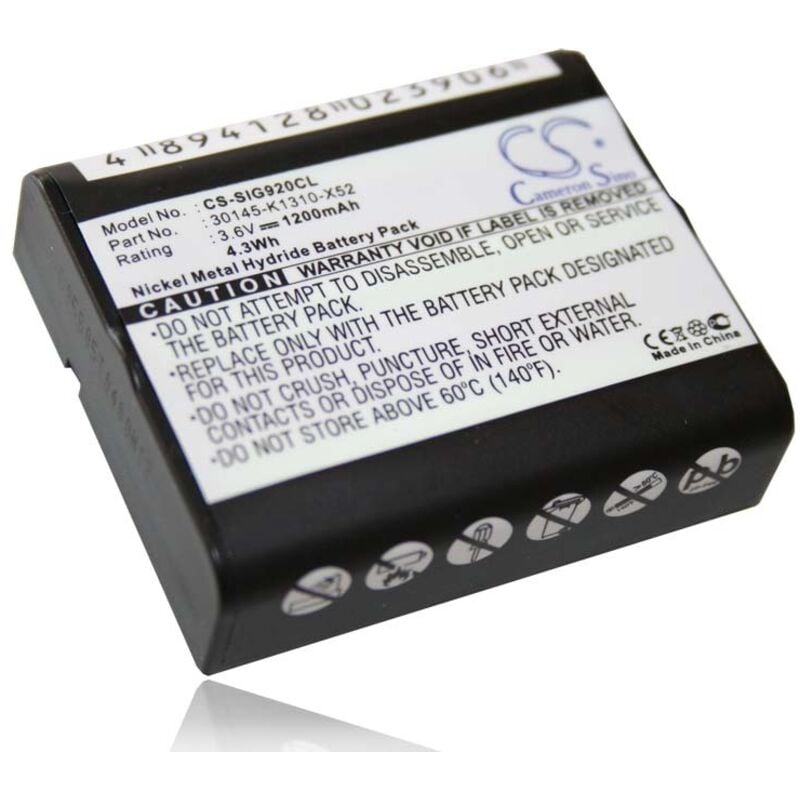 Vhbw - Akku kompatibel mit Privileg SL7 schnurlos Festnetz Telefon (1200 mAh, 3,6 v, NiMH)