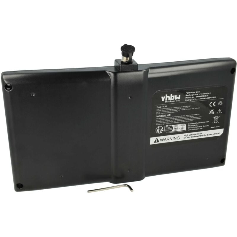 Vhbw - Akku kompatibel mit Segway Ninebot Street StVO, Mini 320, Mini 260, Street, Pro E-Scooter, Hoverboard (4400 mAh, 54 v, Li-Ion)