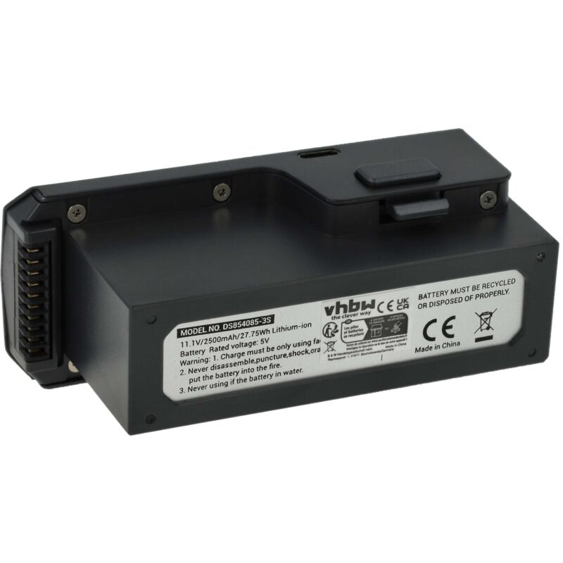 Vhbw - Akku kompatibel mit sjrc F11 s 4K pro gps Drohne Multicopter Quadrocopter (2500 mAh, 11,1 v, Li-Ion)