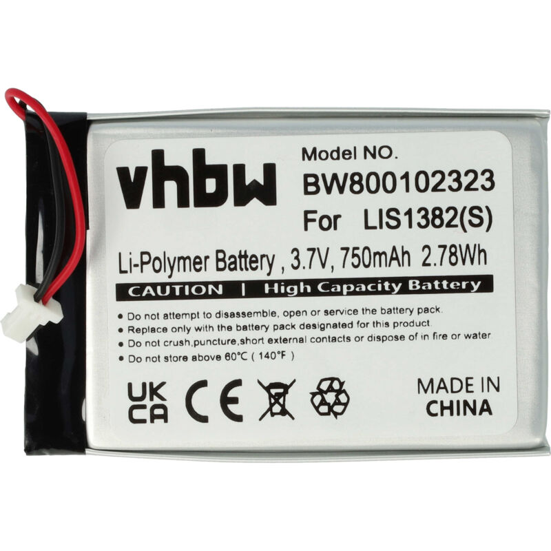 Vhbw - Akku kompatibel mit Sony Portable Reader PRSA-CL1 eBook Reader (750 mAh, 3,7 v, Li-Polymer)