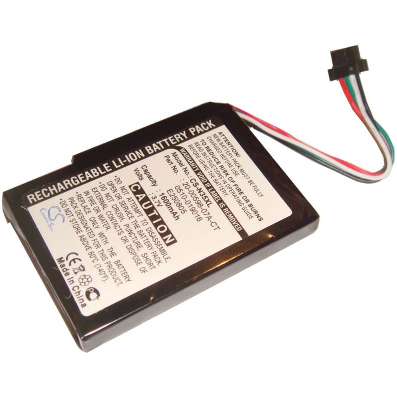 Vhbw - Akku kompatibel mit Yakumo Alpha gps, x gps gps Navigation Navi (1600 mAh, 3,7 v, Li-Ion)