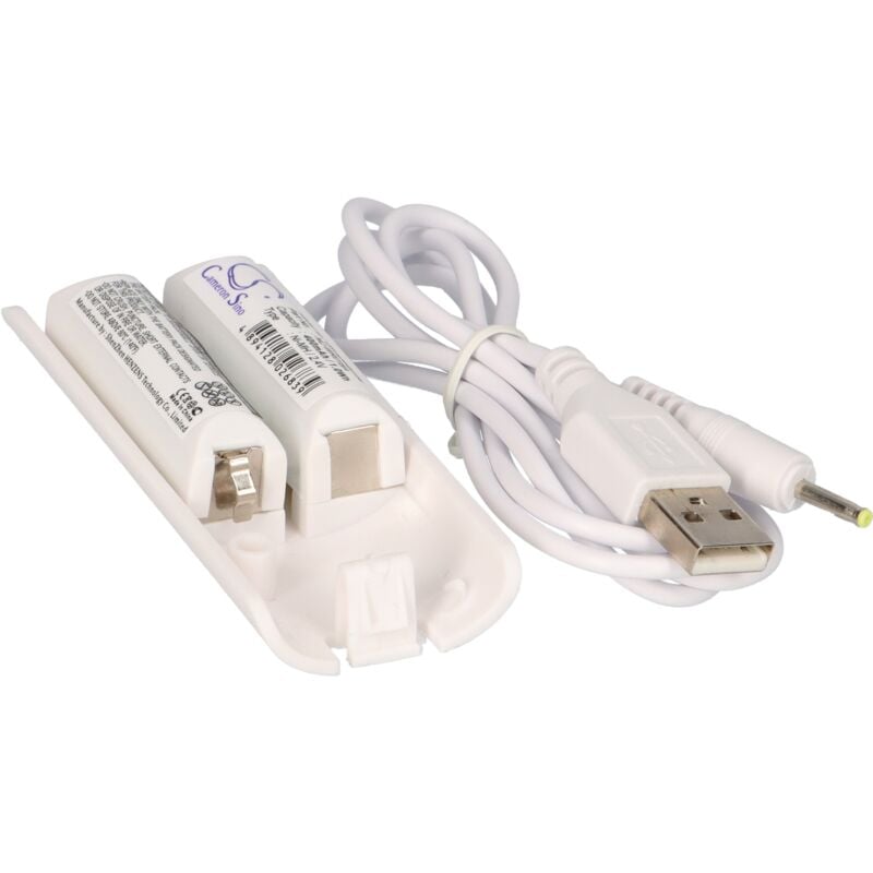 Vhbw - Akku kompatibel mit Nintendo Wii Controller, Remote Plus Gamepad Controller (400 mAh, 2,4 v, NiMH)