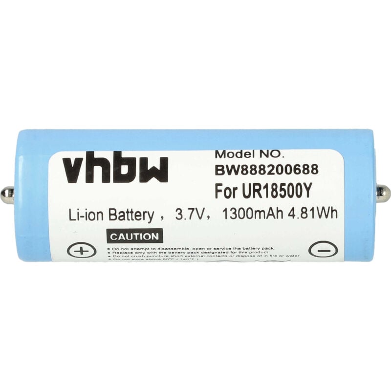 Vhbw - Akku kompatibel mit Braun Series 7 720 (5674, 720 5695), 720-3, 730, 730 (5674, 5694), 760 cc Rasierer (1300 mAh, 3,7 v, Li-Ion)