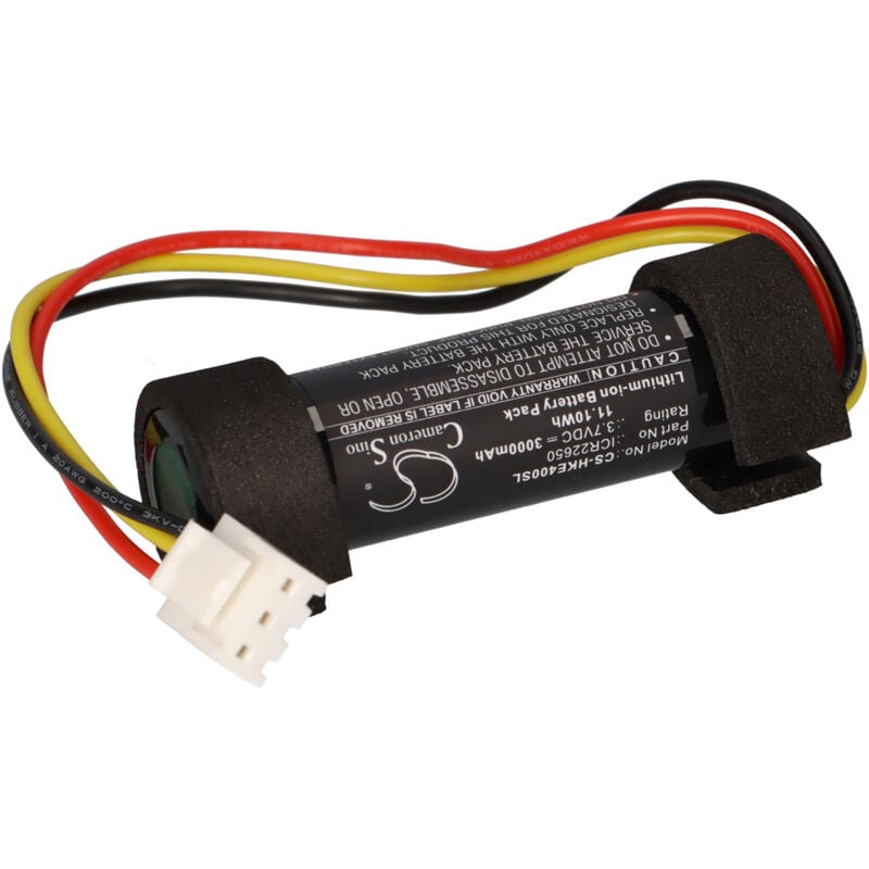 vhbw 1x Akku kompatibel mit Harman / Kardon Onyx Studio 4 Lautsprecher Boxen Speaker (3000 mAh, 3,7 V, Li-Ion)